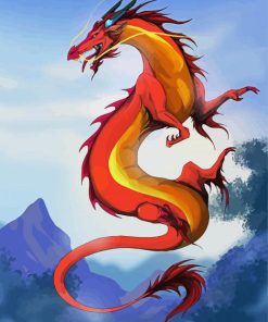 Mulan Mushu Dragon Art Diamond Paintings