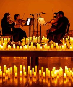 Music by Candlelight Diamond Paintings
