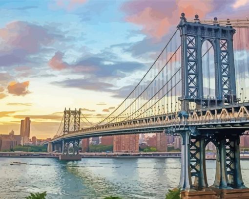 NY Manhattan Bridge Diamond Paintings