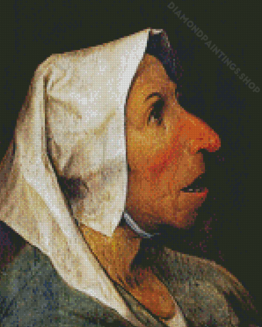 Old Woman Bruegel Elder Art Diamond Paintings