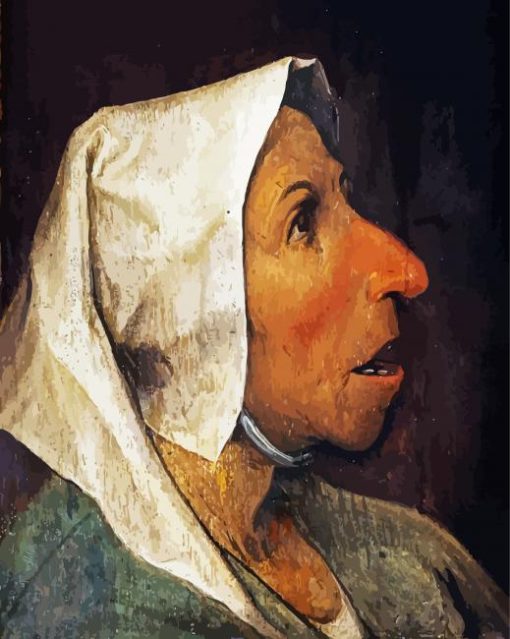 Old Woman Bruegel Elder Art Diamond Paintings