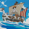 Onepiece Going Merry Diamond Paintings