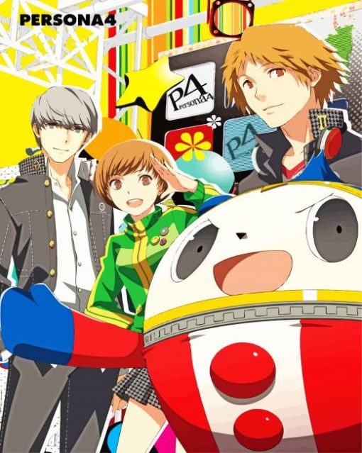 Persona 4 Poster Diamond Paintings