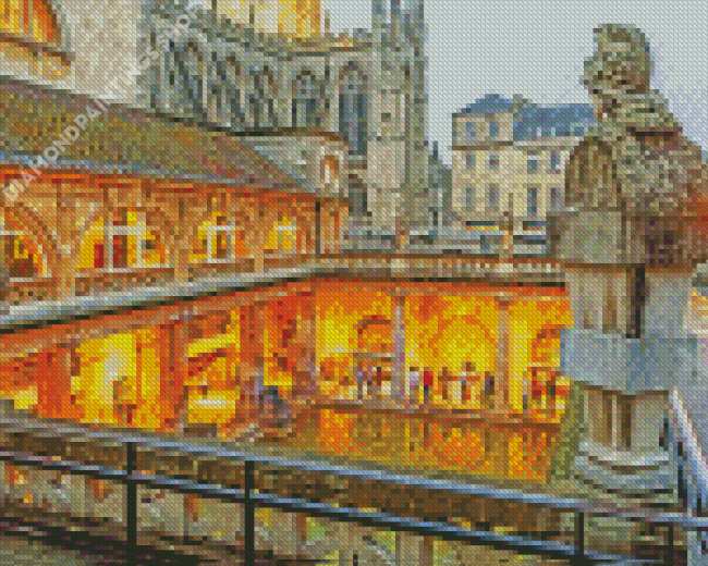 Roman Baths England 5D Diamond Paintings