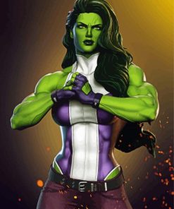 She Hulk Hero Diamond Paintings