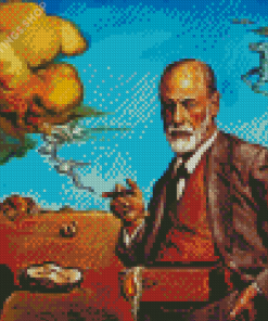 Sigmund Freud Art Diamond Paintings