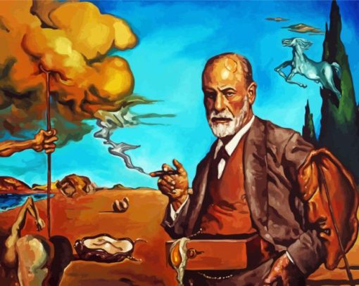Sigmund Freud Art Diamond Paintings