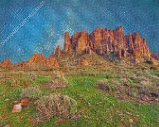 Superstition Mountains Diamond Paintings