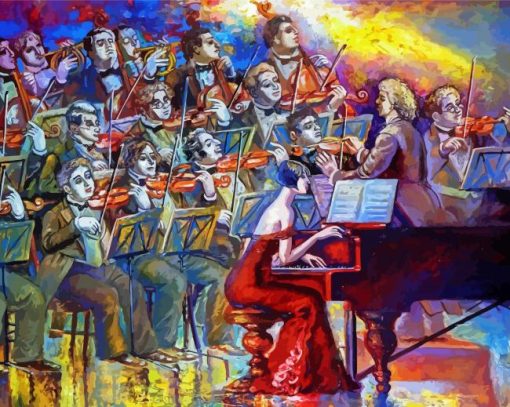 Symphonic Orchestra Art Diamond Paintings