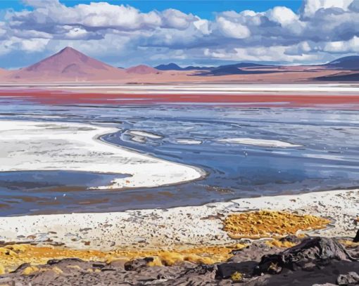 The Laguna Colorada Bolivia Diamond Paintings