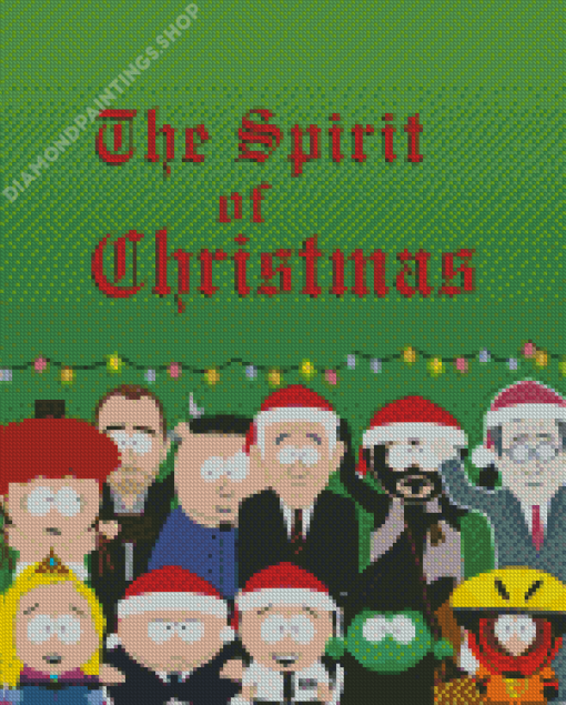 The Spirit Of Christmas Cartoon Diamond Paintings