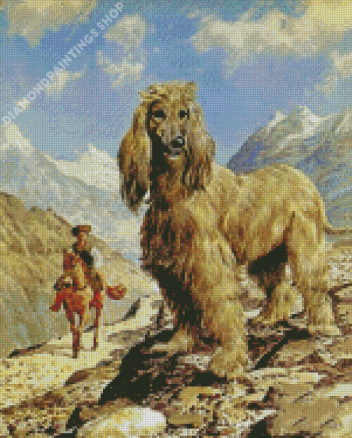 The Afghan Hound Dog Diamond Paintings