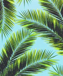 Tropical Palm Leaves Diamond Paintings