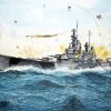 USS Lowa BB 61 Art Diamond Paintings