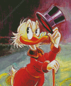 Uncle Scrooge Cartoon Character Diamond Paintings