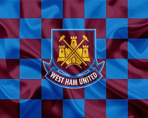 United FC West Ham Emblem Diamond Paintings
