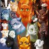 Warrior Cats Poster Diamond Paintings