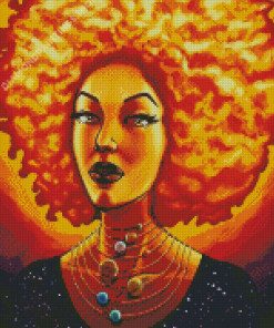 Woman Sunlight Hair Diamond Paintings