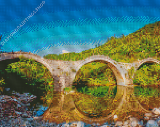 Zagori Bridge Diamond Paintings