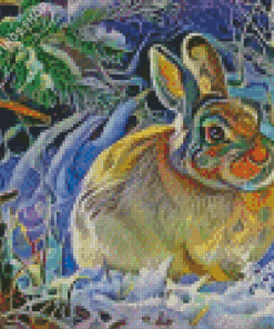 Aesthetic Abstract Hare Diamond Paintings
