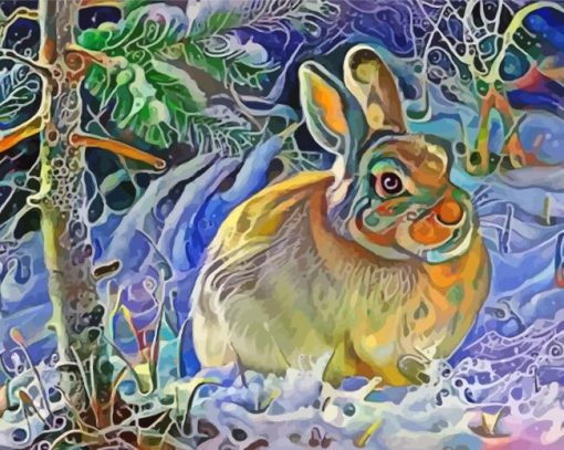 Aesthetic Abstract Hare Diamond Paintings