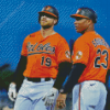 Aesthetic Baltimore Orioles Baseball Diamond Paintings