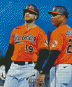Aesthetic Baltimore Orioles Baseball Diamond Paintings