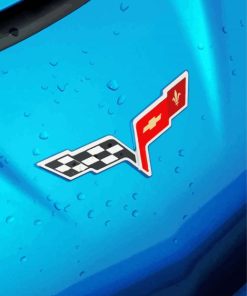 Aesthetic Corvette Emblem Diamond Paintings