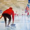 Aesthetic Curling Sport Art Diamond Paintings