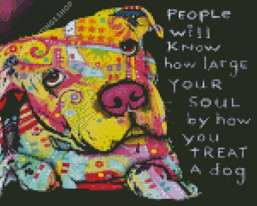 Aesthetic Dog Quotes Diamond Paintings