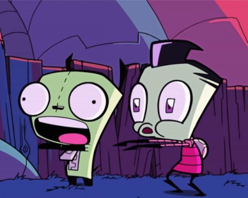 Aesthetic Invader Zim Diamond Paintings