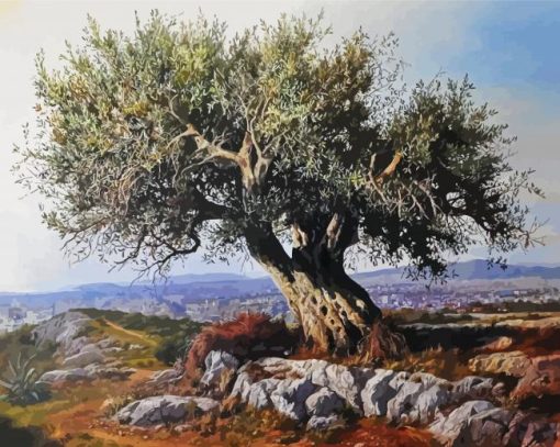 Aesthetic Olive Trees Diamond Paintings