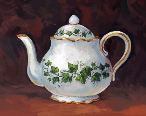 Aesthetic Tea Illustration Diamond Paintings