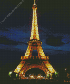 Aesthetic Eiffel Tower Light Diamond Paintings