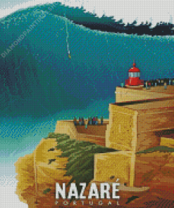 Aesthetic Nazare Poster Diamond Paintings