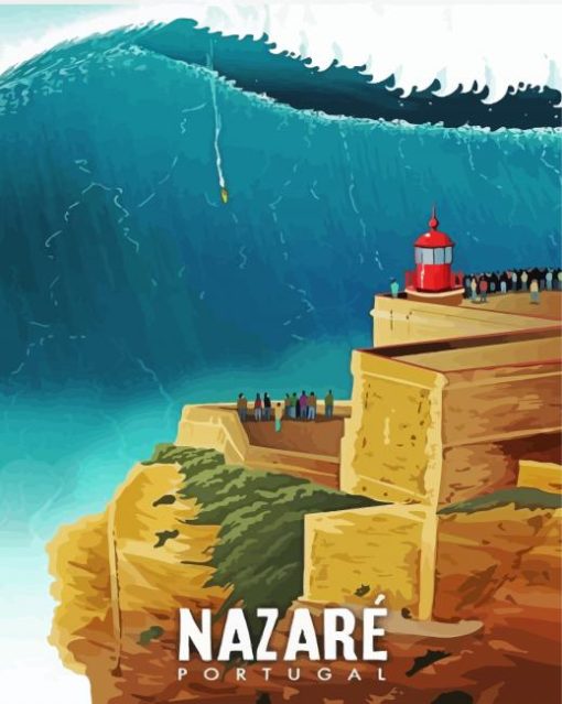 Aesthetic Nazare Poster Diamond Paintings