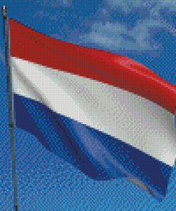 Aesthetic Netherlands Flag Diamond Paintings