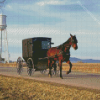 Aesthetic Amish Buggy Diamond Paintings