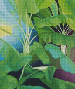 Banana Leaves Plant Diamond Paintings