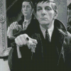 Black And White Jonathan Frid Diamond Paintings