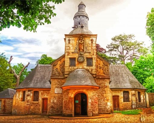 Chapelle Notre Dame De Grâce Honfleur Diamond Paintings