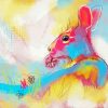Colourful Abstract Hare Diamond Paintings