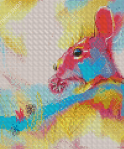 Colourful Abstract Hare Diamond Paintings