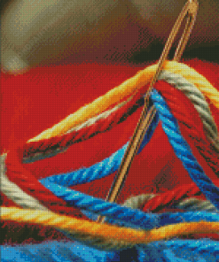 Colorful Needle And Thread Diamond Paintings