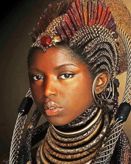 Cool Nubian Lady Diamond Paintings