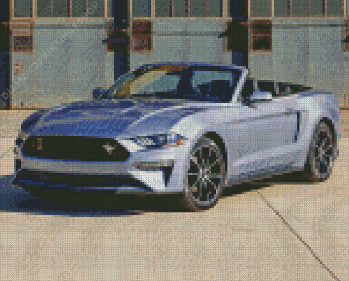 Ford Mustang Convertible Car Diamond Paintings