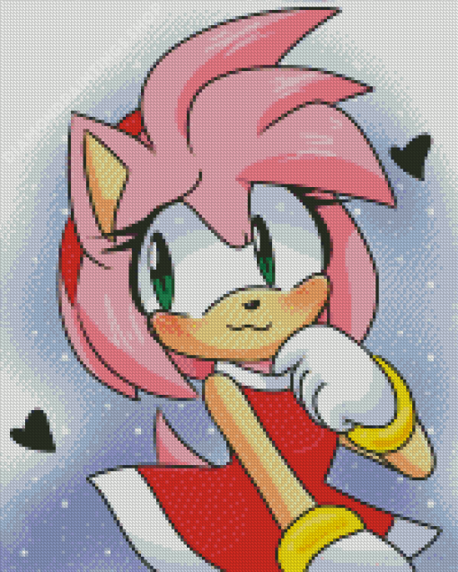 Adorable Amy Rose Diamond Paintings