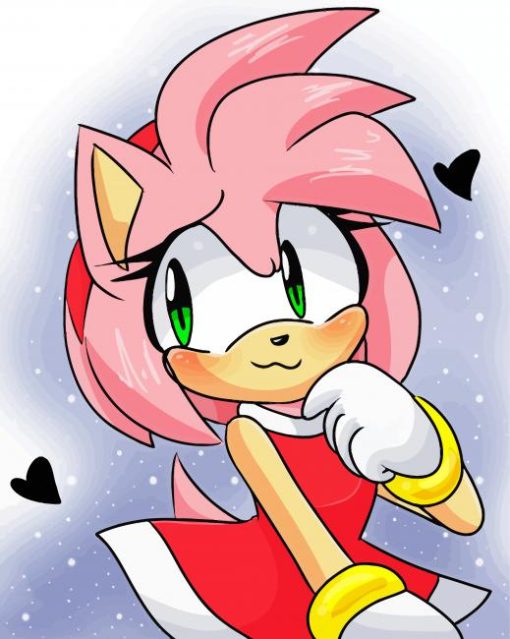 Adorable Amy Rose Diamond Paintings