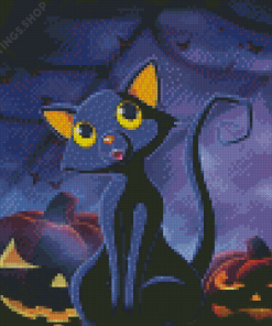 Halloween Cats Diamond Paintings