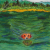 Dog Swimming Art Diamond Paintings